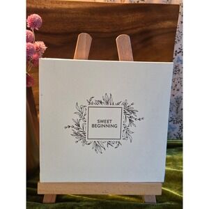 Sweet Beginning Pregnancy Journal Keepsake Memory Book Mom Baby Milestone